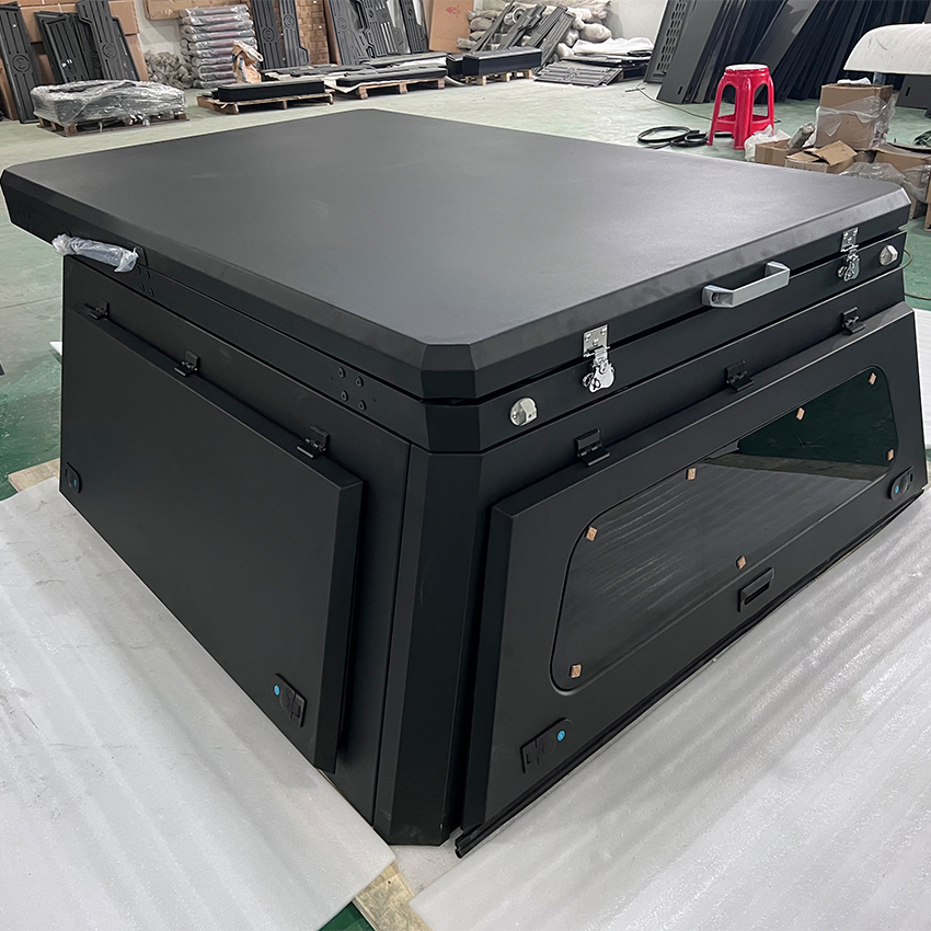 Wholesale Price Aluminum Hard Type Truck Bed Cover with Roof Top Tent Camping Car Rooftop Tent Automatic Quick Set Thin Roof Top Tent