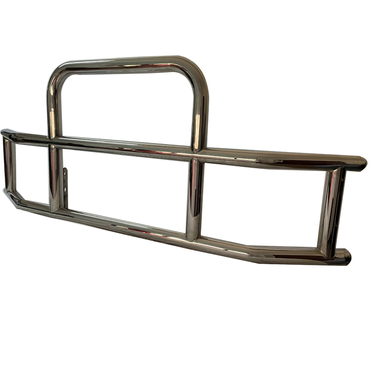 Hot Selling Front Moose Bumper Custom Steel Front Bumper Deer Guard for Vnl Kenworth Cascadia Semi Truck Accessories