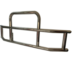 Hot Selling Front Moose Bumper Custom Steel Front Bumper Deer Guard for Vnl Kenworth Cascadia Semi Truck Accessories