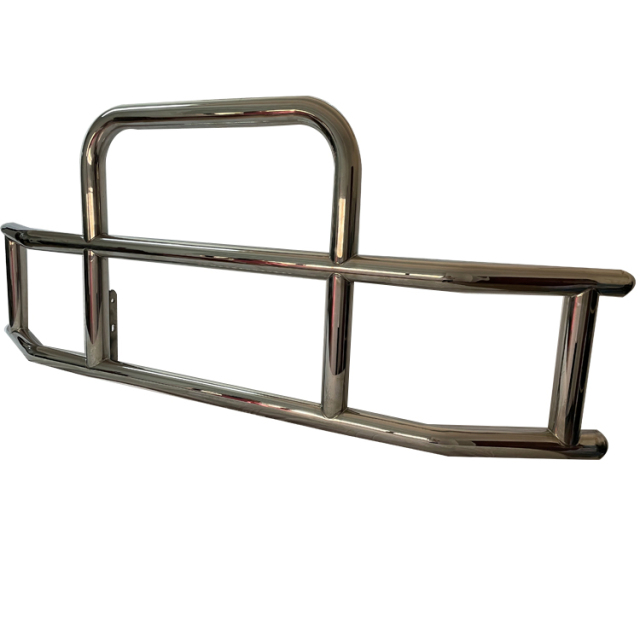 Hot Selling Front Moose Bumper Custom Steel Front Bumper Deer Guard for Vnl Kenworth Cascadia Semi Truck Accessories