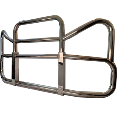 Universal Semi Truck Accessories Deer Guard Moose Bumper Guard Front Grille Guard for Vnl Freightliner International Trucks