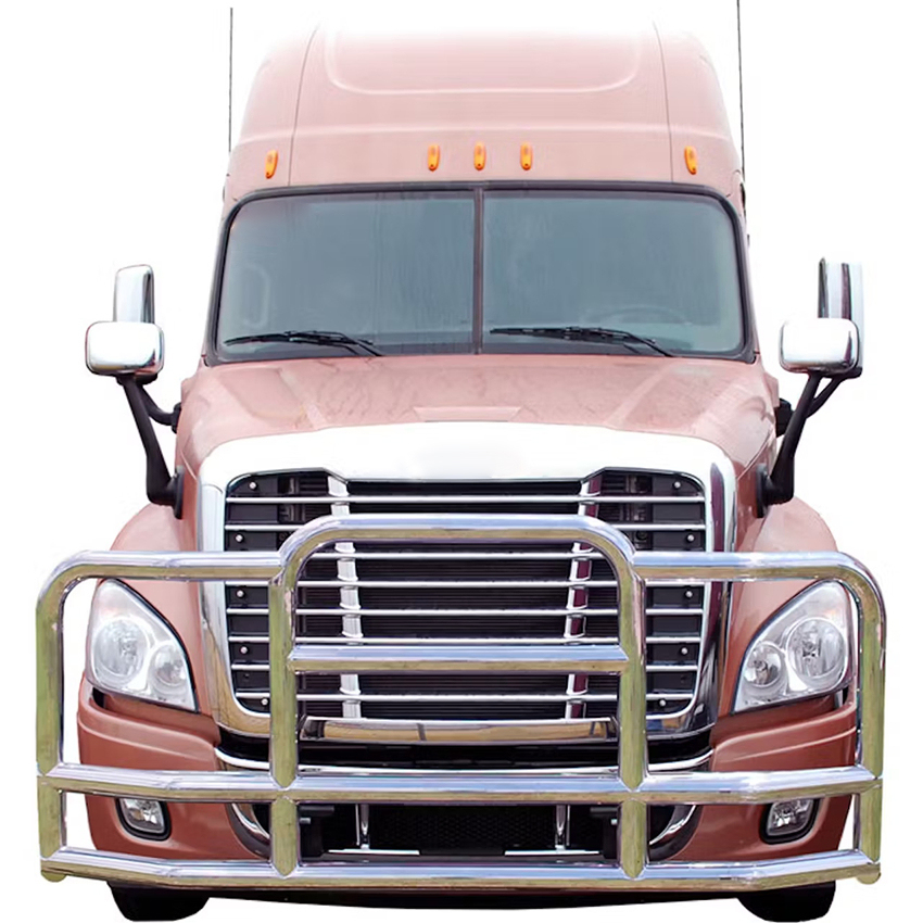 Factory Custom Heavy Duty Truck Deer Guard Semi Truck Cow Bar Moose Bumper Guard Truck Accessories Wholesale Price