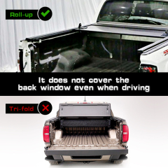 New Arrival Manual Push-Pull Tonneau Cover with Two Lock for Pickup Hilux Triton Ranger Truck Accessories
