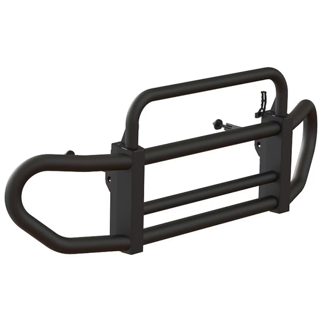 North American Black Steel Semi Truck Bumper Deer Grille Guard Truck Accessories for Volvo Vnl Kenworth T680 with Brackets