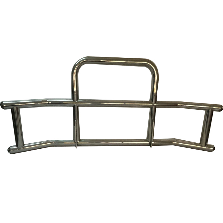 Hot Selling Front Moose Bumper Custom Steel Front Bumper Deer Guard for Vnl Kenworth Cascadia Semi Truck Accessories
