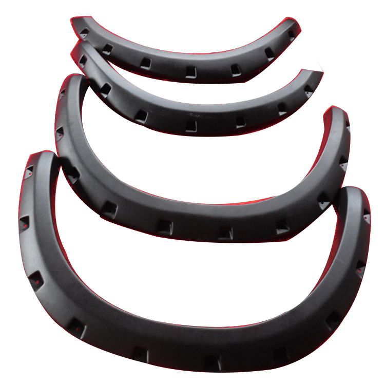 ABS Fender Flares for RAM1500 2009-2014 Universal Model Decoration Car Wheel Side Fenders Vents Trim