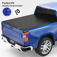 Offroad Parts Truck Bed Cover Replacement Black Hard Four-Fold Tonneau Cover for Hilux Revo Rocco
