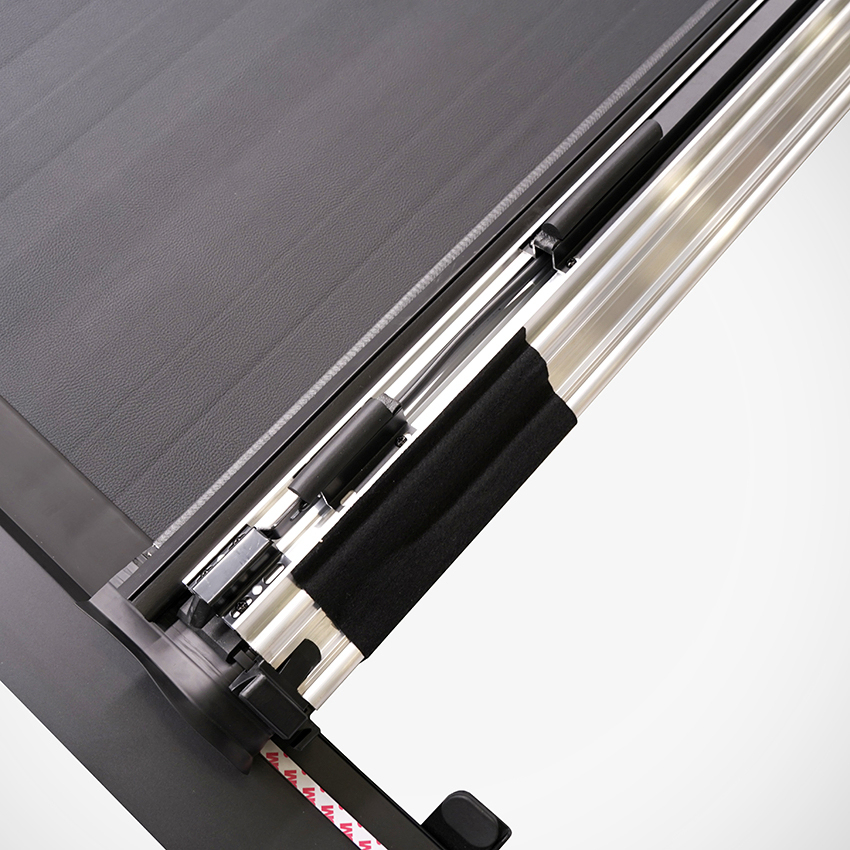 Youngsoul Auto Parts Aluminum Retractable Pickup Truck Bed Cover Soft Type Roller Shutter Tonneau Cover for Pickup Trucks