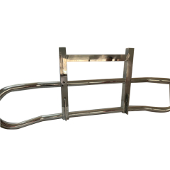 Semi Big Trucks Stainless Steel Front Bumper Bull Bar Deer Grille Guard Front Deer Guard for Freightliner Cascadia