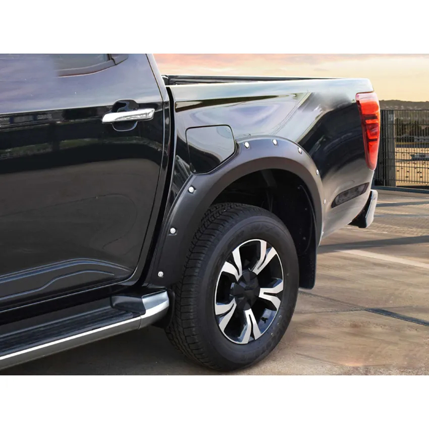 Truck Body Spare Accessories Wheel Eyebrow Protector Lip Sticker Trim Fender Flare for Mazda Bt50 2021+