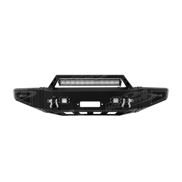 Auto Factory Supply 4X4 Truck Bumper Guards Front Steel Bumper Bull Bar with LED Light for Dodge RAM1500 2010-2018