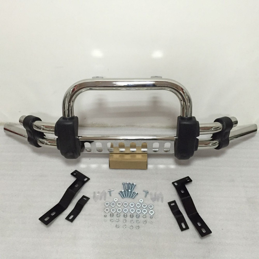 High Quality Car Front Bumper Steel Auto Pickup Front Bumper with Sleeve for Hilux Vigo Revo Universal