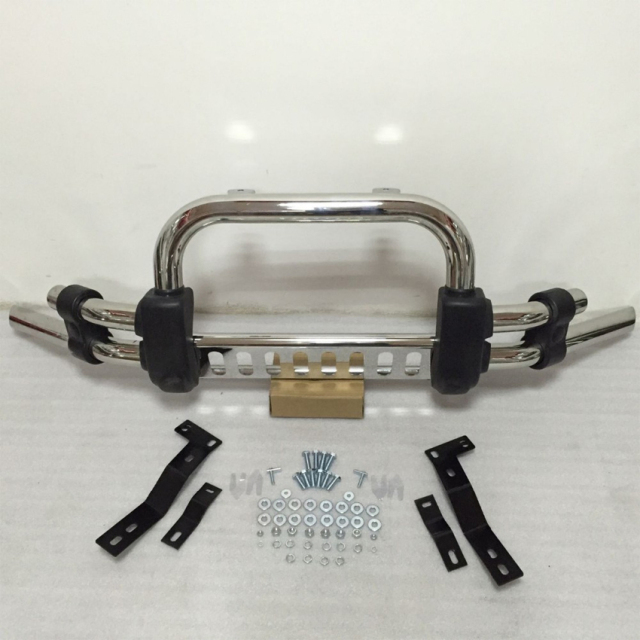 High Quality Car Front Bumper Steel Auto Pickup Front Bumper with Sleeve for Hilux Vigo Revo Universal