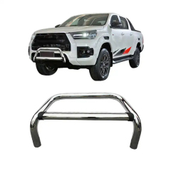 Hot Selling Pickup 4X4 Car Accessories Stainless Steel Front Bumper Nudge Bar for Toyota Hilux Revo Vigo