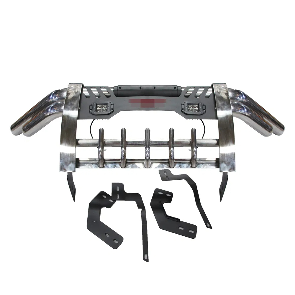 4X4 Pickup Truck Auto Car Front Stainless Steel Grille Guard Bumper for Toyota Hilux Vigo Revo