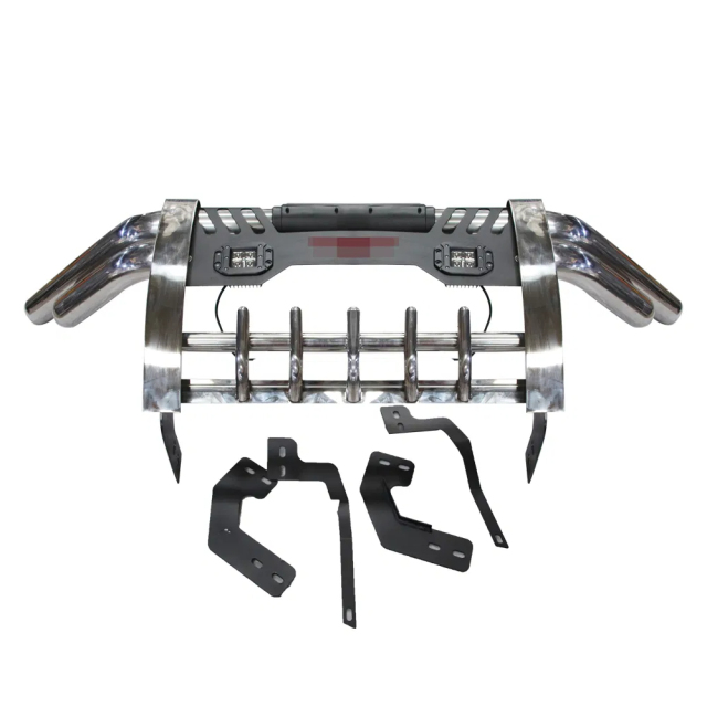 4X4 Pickup Truck Auto Car Front Stainless Steel Grille Guard Bumper for Toyota Hilux Vigo Revo