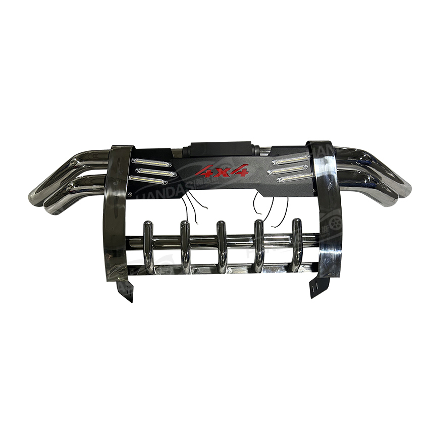 Custom Hilux Accessories Factory 4X4 Auto Parts Truck Front Bumper Grille Guard Car Bumper for Hilux Revo Vigo