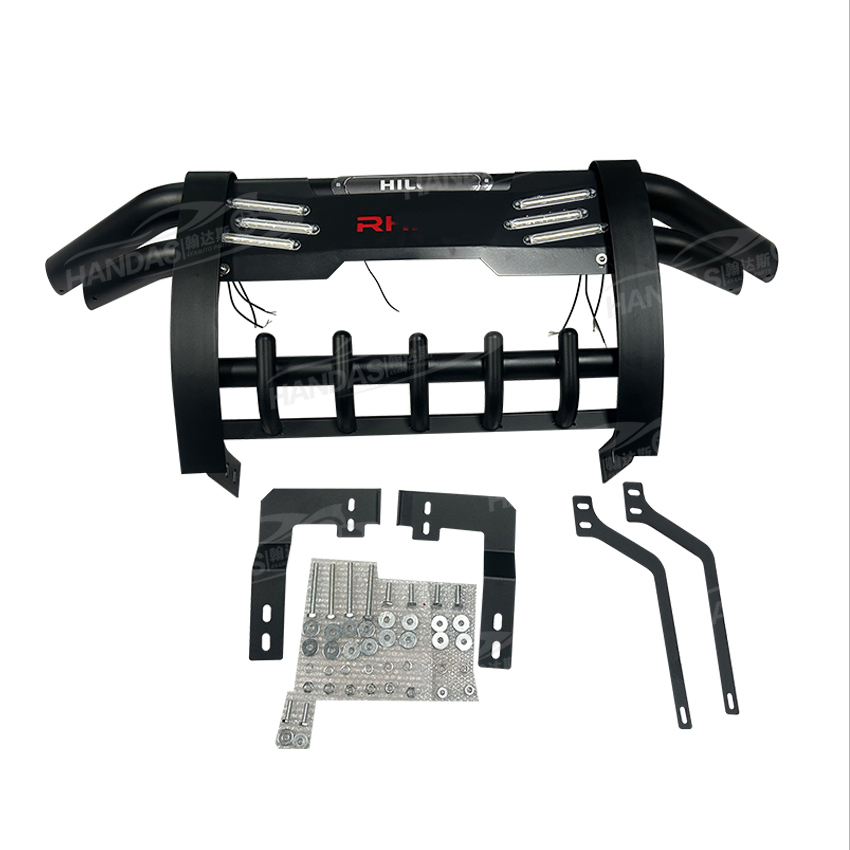 Youngsoul 4X4 Auto Parts Car Front Bumper Bar Steel Grille Guard Front Bumper Nudge Bar for Hilux Revo Prado Fortuner