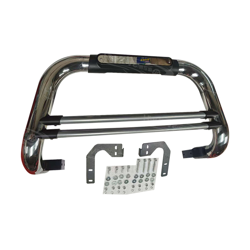 Front Nudge Bar Bumper Guard Stainless Steel Front Bumper Grille Guard for Hilux Revo Pickup Trucks