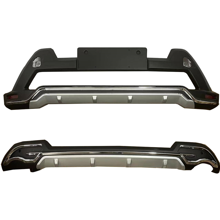 Durable Plastic Pickup Accessories Body Kit Auto Part Car Front Rear Bumper Guard for RAV4 2016-2018
