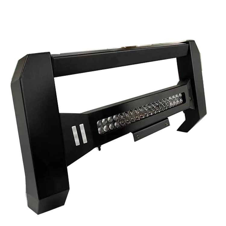 with Light 4X4 Front Guard Grille Guard Nudge Bar Front Bumper for Hilux Ranger Truck Body Spare Parts Car Accessories