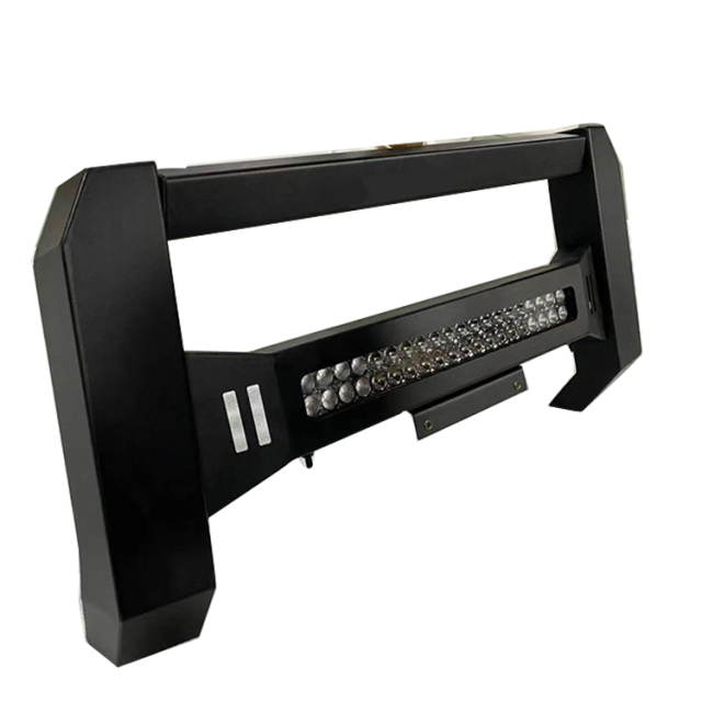 with Light 4X4 Front Guard Grille Guard Nudge Bar Front Bumper for Hilux Ranger Truck Body Spare Parts Car Accessories