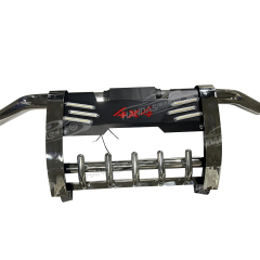 Hot Selling Auto Accessories Custom 201 Stainless Steel Car Front Bumper Grille Guard Nudge Bar Bumper for Toyota Hilux Revo Prado