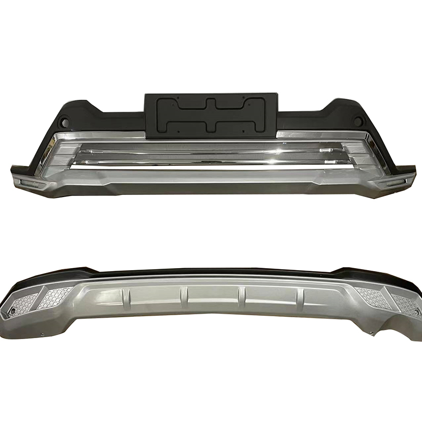 Durable Plastic Pickup Accessories Body Kit Auto Part Car Front Rear Bumper Guard for RAV4 2016-2018