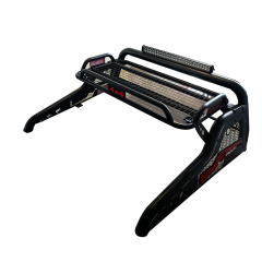 Offroad Truck Bed Chase Rack Sport Bar High Strength Steel Pickup Truck Anti LED Light Sport Roll Bar for Hilux Revo Dmax