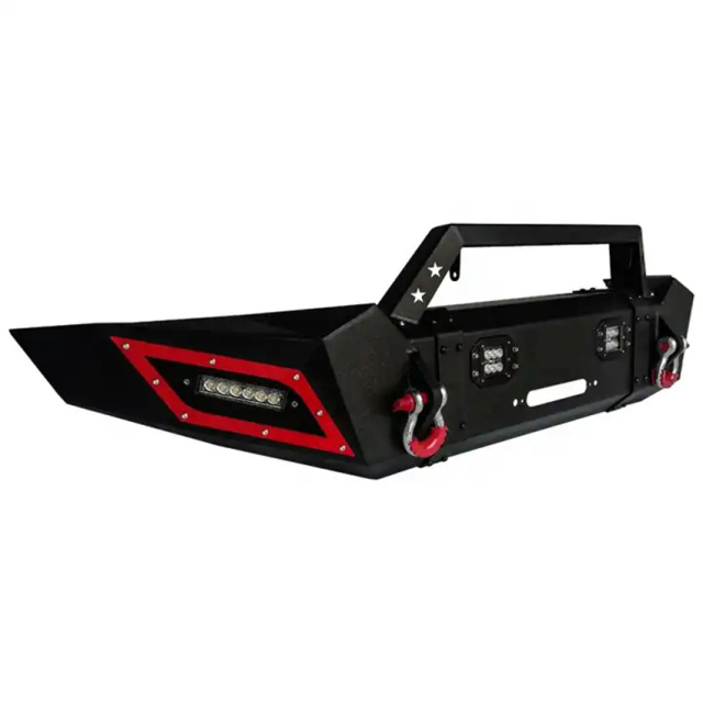 High Quality 4X4 Steel Front Bumper Bull Bar for Pickup Truck Tacoma Universal Spare Parts