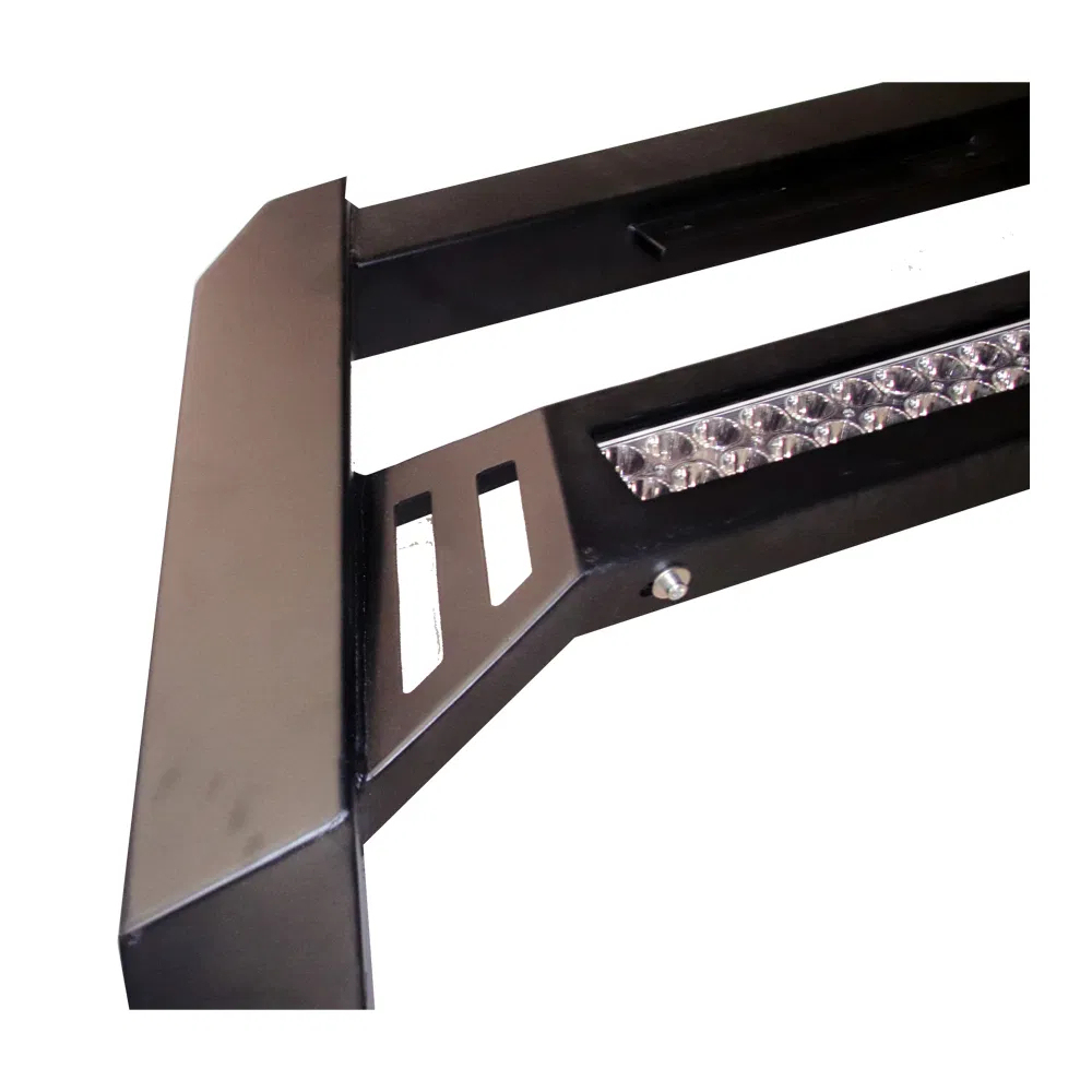 with Light 4X4 Front Guard Grille Guard Nudge Bar Front Bumper for Hilux Ranger Truck Body Spare Parts Car Accessories