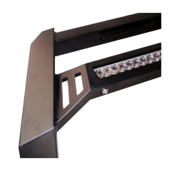 with Light 4X4 Front Guard Grille Guard Nudge Bar Front Bumper for Hilux Ranger Truck Body Spare Parts Car Accessories