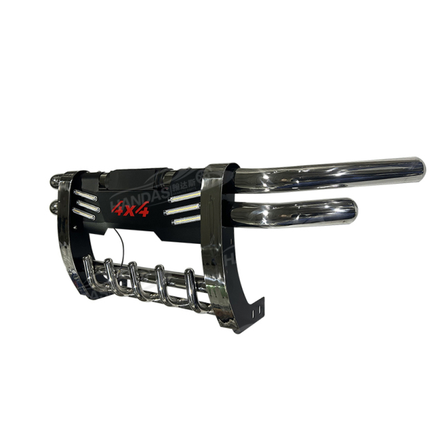 Custom Hilux Accessories Factory 4X4 Auto Parts Truck Front Bumper Grille Guard Car Bumper for Hilux Revo Vigo