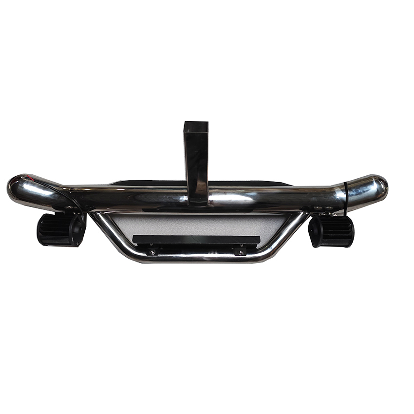 OEM ODM Car Exterior Accessories Universal Stainless Steel Rear Step Bumper Bar with Lights for Hilux Revo Pajero