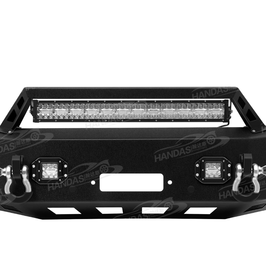 Auto Factory Supply 4X4 Truck Bumper Guards Front Steel Bumper Bull Bar with LED Light for Dodge RAM1500 2010-2018