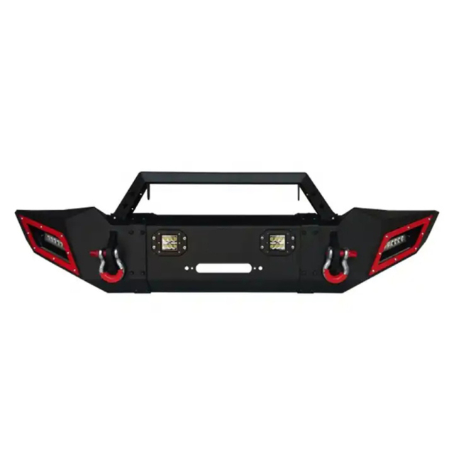 High Quality 4X4 Steel Front Bumper Bull Bar for Pickup Truck Tacoma Universal Spare Parts
