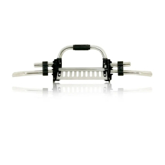 High Quality Car Front Bumper Steel Auto Pickup Front Bumper with Sleeve for Hilux Vigo Revo Universal