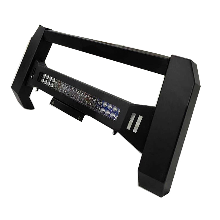 with Light 4X4 Front Guard Grille Guard Nudge Bar Front Bumper for Hilux Ranger Truck Body Spare Parts Car Accessories
