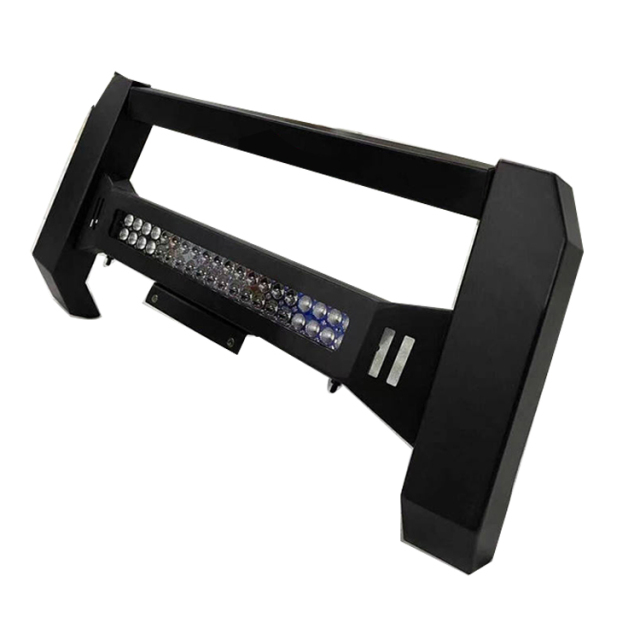 with Light 4X4 Front Guard Grille Guard Nudge Bar Front Bumper for Hilux Ranger Truck Body Spare Parts Car Accessories