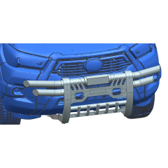 4X4 Pickup Truck Auto Car Front Stainless Steel Grille Guard Bumper for Toyota Hilux Vigo Revo