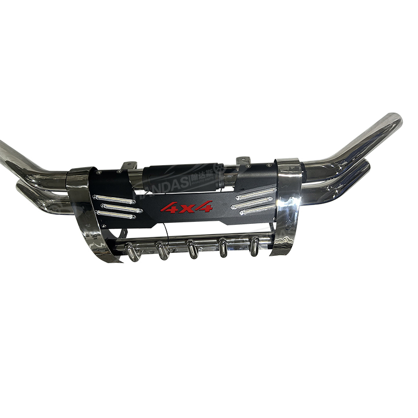 Custom Hilux Accessories Factory 4X4 Auto Parts Truck Front Bumper Grille Guard Car Bumper for Hilux Revo Vigo