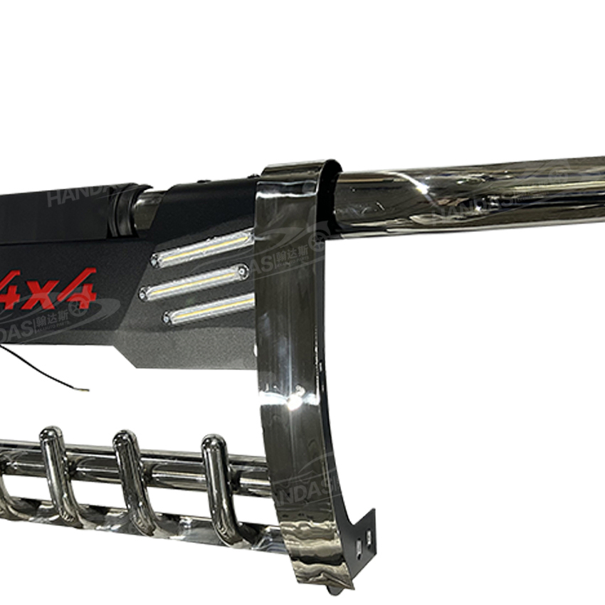 Hot Selling Auto Accessories Custom 201 Stainless Steel Car Front Bumper Grille Guard Nudge Bar Bumper for Toyota Hilux Revo Prado