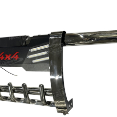 Hot Selling Auto Accessories Custom 201 Stainless Steel Car Front Bumper Grille Guard Nudge Bar Bumper for Toyota Hilux Revo Prado