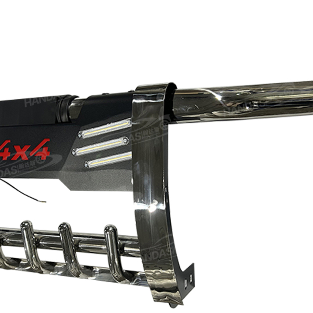 Hot Selling Auto Accessories Custom 201 Stainless Steel Car Front Bumper Grille Guard Nudge Bar Bumper for Toyota Hilux Revo Prado
