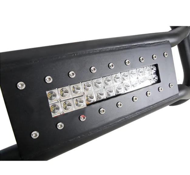 Auto Body Parts Steel Front Bumper Nudge Bar with LED Light for Hilux Vigo Revo Rocco D-Max Ranger T6 T7 T8 Bt-50
