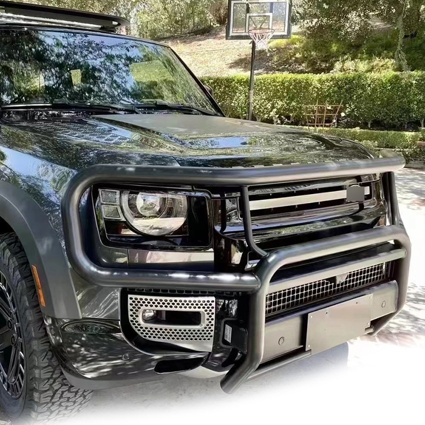 Auto Exterior 4WD Accessories Steel Front Bumper Guard Nudge Bar for Land Rover 2020 2021 2022