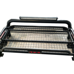 Offroad Truck Bed Chase Rack Sport Bar High Strength Steel Pickup Truck Anti LED Light Sport Roll Bar for Hilux Revo Dmax