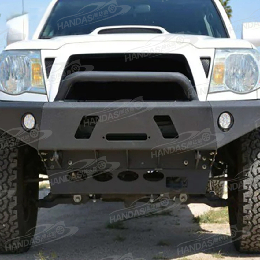 Car Bumper Pickup Truck Offroad Modify Accessories Front Steel Bumper Bull Bar for Tacoma 2005-2015