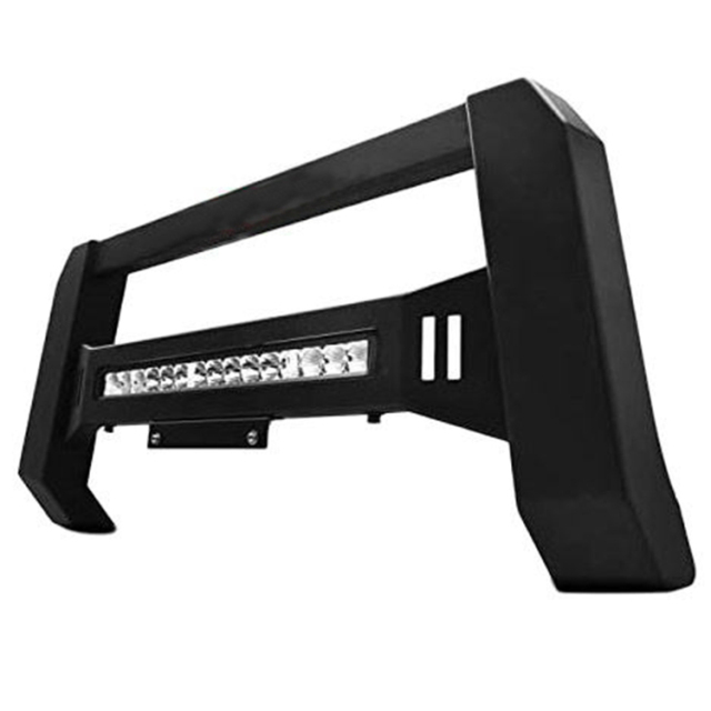 with Light 4X4 Front Guard Grille Guard Nudge Bar Front Bumper for Hilux Ranger Truck Body Spare Parts Car Accessories