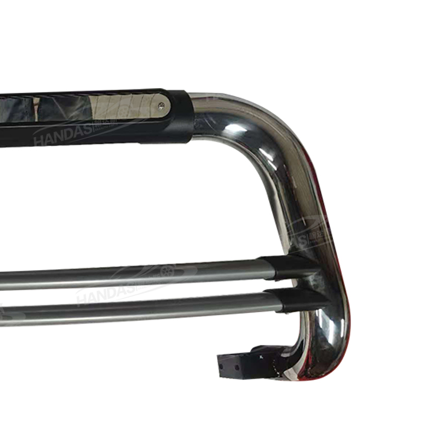 Front Nudge Bar Bumper Guard Stainless Steel Front Bumper Grille Guard for Hilux Revo Pickup Trucks